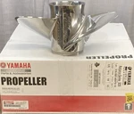 New Genuine Yamaha 68F-45970-10 Propeller 3-BLADE Rh 14.5"D 15" Pitch Ss. Fixed Price $685.66.