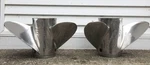 Quicksilver Laserii Set Of 2. 23 Pitch. Propeller. Fixed Price $285.00.