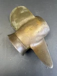 Vintage Mercury Quick Silver Outboard 2-BLADE Propeller Brass 48-29654-21A2. Fixed Price $75.00.