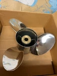 Suzuki #99105-00200-18P Stainless Steel 3 Blade Propeller 14 1/4" X 18" Rh.. Fixed Price $261.75.