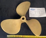 Reconditioned 19" X Pitch 3 Blade Left Hand Nibral Inboard Boat Propeller. Fixed Price $499.99.