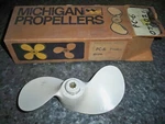 Michigan Propellers PC6 Aluminum 1/2" 1/4" Blade New Box 072021. Fixed Price $48.99.