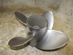 Mercury 150HP XR6 2 Stroke Outboard 4 Blade Stainless Steel Propellor. Fixed Price $250.00.