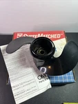 New Oem Omc Johnson Evinrude Propeller 386670 Fits 9.9/15 Hp 9X10. Fixed Price $124.99.