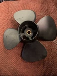 10 X 7 Pitch 4 Blade Amita Aluminum Propeller Omc/evinrude/johnson. Fixed Price $65.00.