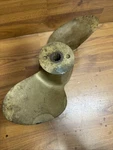 Mercury Quicksilver 48-28268A1-17 Two Blade Brass Boat Propeller 12 Spline. Fixed Price $35.00.