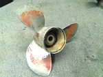 Used Stainless Propeller 387518 Johnson/evinrude Omc Right Hand 15 Dia X 17P. Fixed Price $75.80.