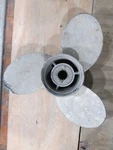 Mercury Mariner Black Max Bigfoot Oem 25-70 Hp 10 Pitch Aluminum Propeller. Fixed Price $65.00.
