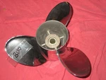 Mi Wheel Wave 15 1/4 X 19 Stainless Steel Propeller Mercury Alpha Bravo (B550). Fixed Price $225.00.