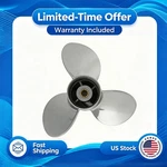9.25X12 Stainless Steel Propeller For Mercury/tohatsu 9.9-20HP Replace Solas. Fixed Price $129.00.