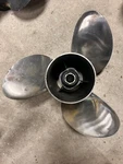 763962 Evinrude Propeller Stainless 15 X With Hub V6 Remanufactured Brp. Fixed Price $199.95.
