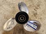 13 1/4" X 18P Michigan Wheel Rapture Ss Propeller, Suzuki Spline Hub, P7346. Fixed Price $212.00.