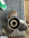 Mercury Mariner Propeller 48-89852-11 11" Pitch 10 Spine. Fixed Price $10.00.