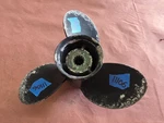 Aluminum 3/8" X 13P Quicksilver Black Diamond Prop, 2078R 13, Mercury, P11106. Fixed Price $30.00.
