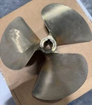 Acme 1598 Rh Marine Propeller 13" X 14" .080 Cup With 1" Bore - Used Like New. Fixed Price $300.00.