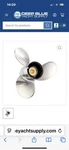 Solas Prop Titan F3 Mercruiser Bravo Ii Stainless #1641-178-21. Fixed Price $680.00.