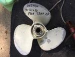 Omc Propeller Used Blade Johnson Evinrude 75 Hp Aluminum 307430 10.25 X. Fixed Price $85.00.