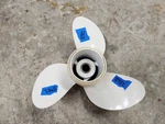 Aluminum 11" X 9P Omc Evinrude Johnson Propeller, 386317, 14 Spline Hub, P8982. Fixed Price $94.00.