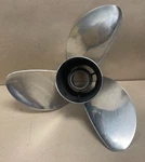 Good Used Oem Johnson & Evinrude RX3 Lh 14.5 19 Stainless Propeller # 177355. Fixed Price $139.99.