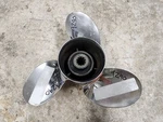 1/8" X 10P Stiletto Triad Ss Propeller, 13310, Mercury Spline Hub, P9290. Fixed Price $185.00.