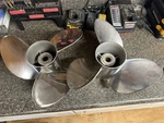 Suzuki Stainless Props 3X16X18.5 And. Fixed Price $1050.00.