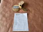 Re-conditioned Lh 3 Blade Bronze 12" X 10P Michigan/federal Prop, 1" Bore, P6229. Fixed Price $307.00.