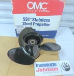 Lh Counter Evinrude Johnson Omc 174927 Sst 15" 15P Stainless Propeller Oem New. Fixed Price $165.56.