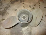 Mercury Outboard Quicksilver Stainless Propeller (48-29658-17). Fixed Price $120.00.