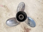 Counter Rotating 13 7/8" X 21P Mercury Laser Ss Propeller, 48-16545-21, # 3018. Fixed Price $223.00.
