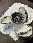 Aluminum 15" X 17P Omc Evinrude Johnson Prop, 391200, Spline 4.75", P10970. Fixed Price $44.44.