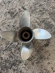 Bravo 1 Stainless 4 Blade Boat Propeller Mercury 22P Lh. Fixed Price $499.00.