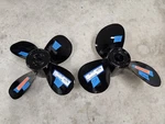 Re-conditioned Pair Of Volvo Penta A5 Aluminum Props, 852685, P9237 P9238. Fixed Price $675.00.