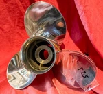 Turbo Pontoon 12 X Stainless Steel Propeller Evinrude Johnson 40-75HP (T25). Fixed Price $250.00.