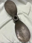 Vintage Solid Brass Marine Boat Propeller Martec RH12DX8P Used Display Nautical. Fixed Price $239.99.