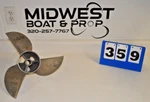 Mercury 14.75X21 Rh Hand Cleaver Stainless Propeller Solid 15 Spline 48-74600A4. Fixed Price $299.00.