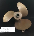 Vintage Boat Michigan Machined Pitched Propeller Smc 859 Bronze. Fixed Price $63.00.