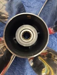 Omc/evinrude/johnson Renegade Stainless Steel 4 Blade Boat Propeller 176198. Fixed Price $500.00.