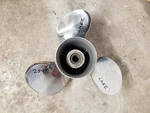 Left Hand 13 3/4" X 21P Quicksilver Ss Prop, 48-16319-21, Mercury Yamaha, # 2547. Fixed Price $223.00.