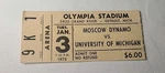 1/3/1978 Michigan Wolverines Moscow Dynamo Hockey Exhbitn Ticket Stub Pin Hole. Fixed Price $39.99.