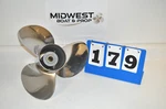 Used Stainless Steel Propeller 3/4 X 13" For Evinrude Johnson Rh 763957. Fixed Price $269.00.