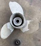 Omc Johnson/evinrude Motor Propeller 13 1/4" X 17, 382764 -spare. Fixed Price $30.00.