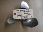033001 Michigan Propeller 10-1/4X12 Rh Sst Yamaha 1990 50HP Etmld Outboard (c). Fixed Price $109.95.