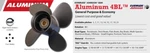 Aluminum 10 X 13" Evinrude Johnson Rh Propeller 765137. Fixed Price $120.00.