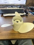 Omc Johnson Evinrude Brp 382766 389788 12 3/4 X 21 13 Spline Balanced 50HP-140HP. Fixed Price $65.00.