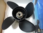 1513-140-21 4- Blade Solas Interchangeable Aluminum Prop With Mercury Hub Kit. Fixed Price $210.00.
