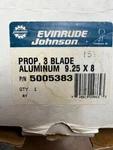 Oem New Evinrude Johnson Propeller 5005383 9.25 X Not Aftermarket Solas. Fixed Price $99.00.