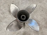 Counter Rotating Blade 15 1/4" X 20P Mercruiser Bravo Prop, Flo Torq, P9585. Fixed Price $378.00.