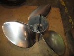 Suzuki DF150-250 Outboard Counter Rotation Stainless Propeller 3 X 16 17. Fixed Price $250.00.