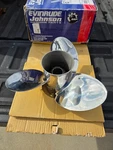 Evinrude Rebel 15-3/4 X 15P Rh Propeller Like New. Fixed Price $357.50.