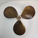 Vintage Brass Boat Propeller Three Blades 13RH13 1047 Md Michigan. Fixed Price $65.00.